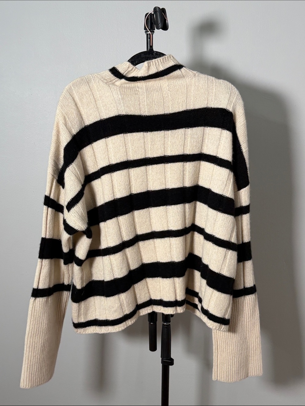 NWOT New Madewell Ribbed Cashmere-Wool Blend Pullover Sweater - Picture 8 of 8